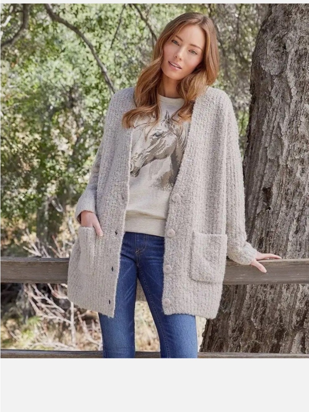 Karen Kane Berry Mountain Grandpa Cardigan